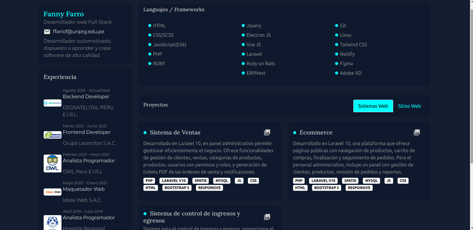 Portafolio Web Versión 1